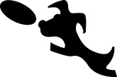 frisbee-silhouet